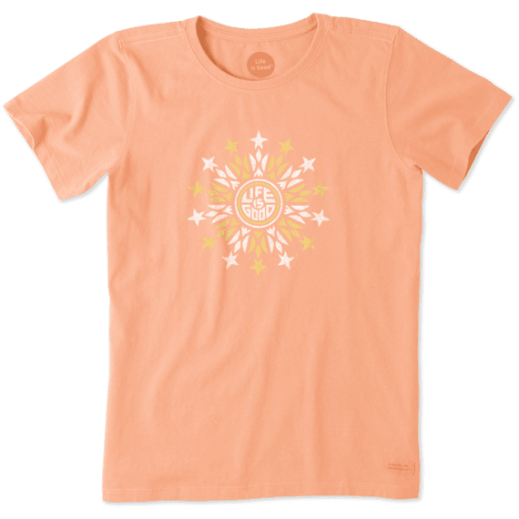 Women's Floral Stars Crusher Tee Women's Floral Stars Crusher Tee