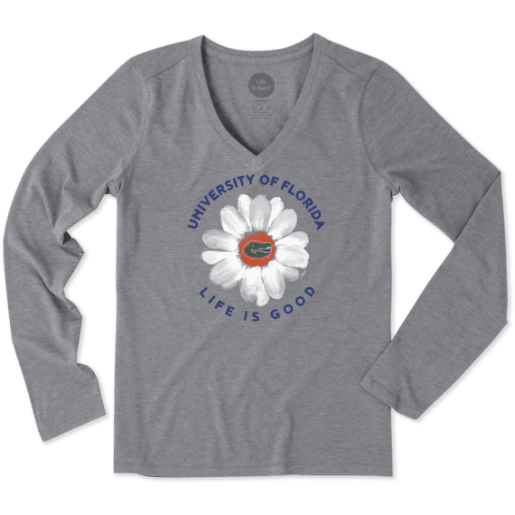 Women's Florida Daisy Long Sleeve Cool Vee Women's Florida Daisy Long Sleeve Cool Vee