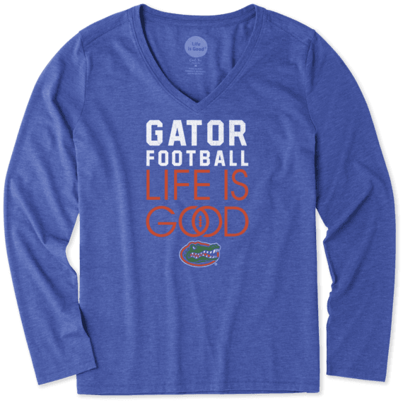 Women's Florida Gators Infinity Football Long Sleeve Cool Vee Women's Florida Gators Infinity Football Long Sleeve Cool Vee