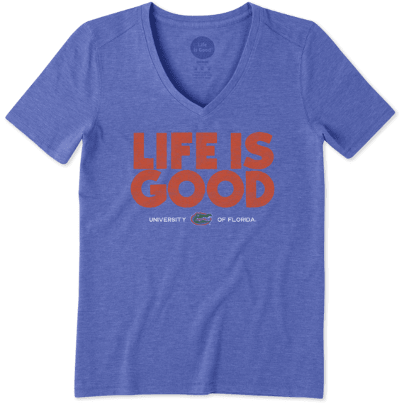 Women's Florida Life is Good Cool Vee Women's Florida Life is Good Cool Vee