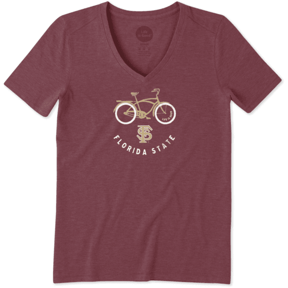 Women's Florida State Beach Cruiser Cool Vee Women's Florida State Beach Cruiser Cool Vee
