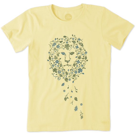 Women's Flower Lion Crusher Tee Women's Flower Lion Crusher Tee