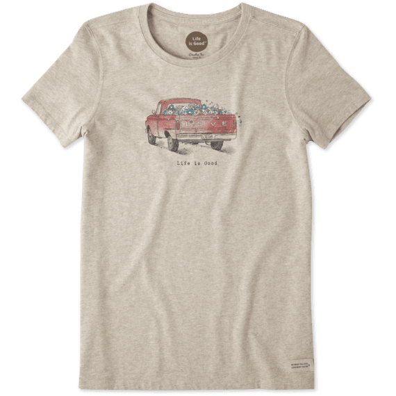 Womens Flower Truck Crusher Tee Womens Flower Truck Crusher Tee