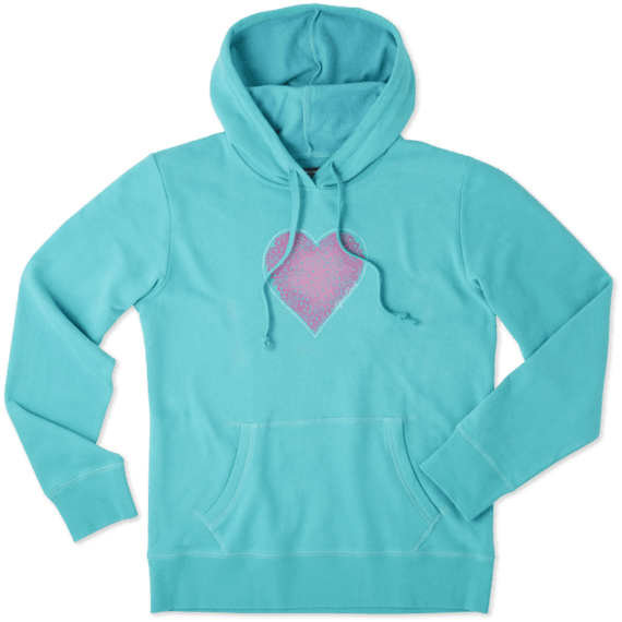Women's Flower pattern heart Hooded Sweatshirt Women's Flower pattern heart Hooded Sweatshirt