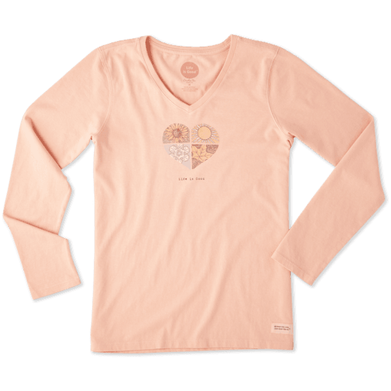 Women's Four Seasons Long Sleeve Crusher Vee Women's Four Seasons Long Sleeve Crusher Vee