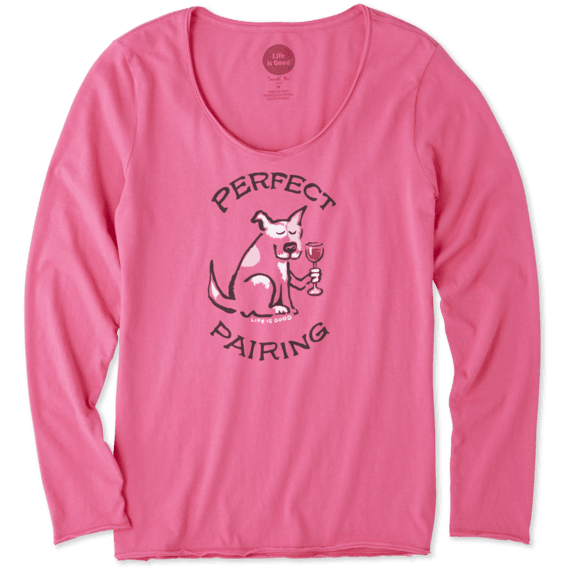 Women's Funky Perfect Pairing Long Sleeve Smooth Tee Women's Funky Perfect Pairing Long Sleeve Smooth Tee