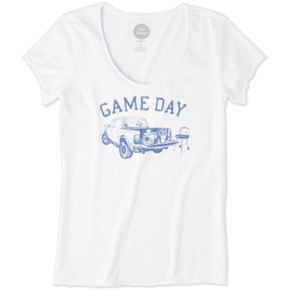 Women's Game Day Football Smooth Tee