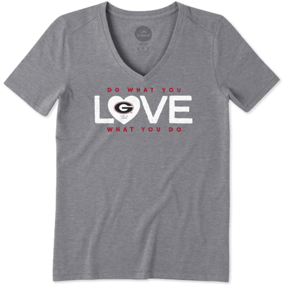 Women's Georgia DWYL Heart Cool Vee Women's Georgia DWYL Heart Cool Vee