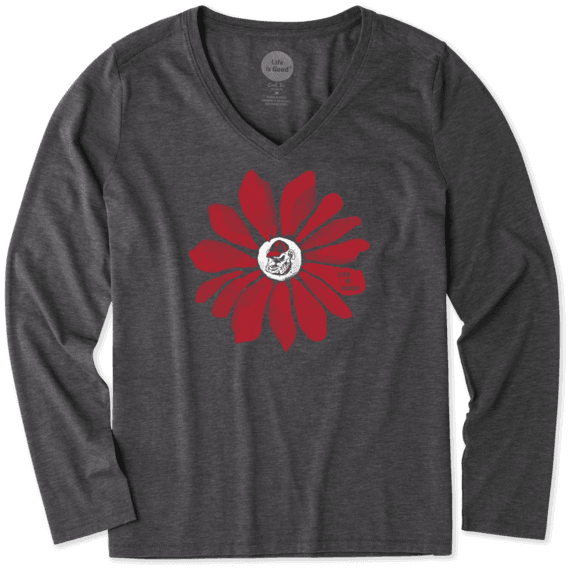 Women's Georgia Daisy Long Sleeve Cool Vee Women's Georgia Daisy Long Sleeve Cool Vee