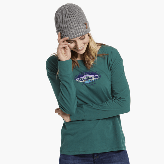 Women's Girls Night Out Long Sleeve Breezy Tee Women's Girls Night Out Long Sleeve Breezy Tee