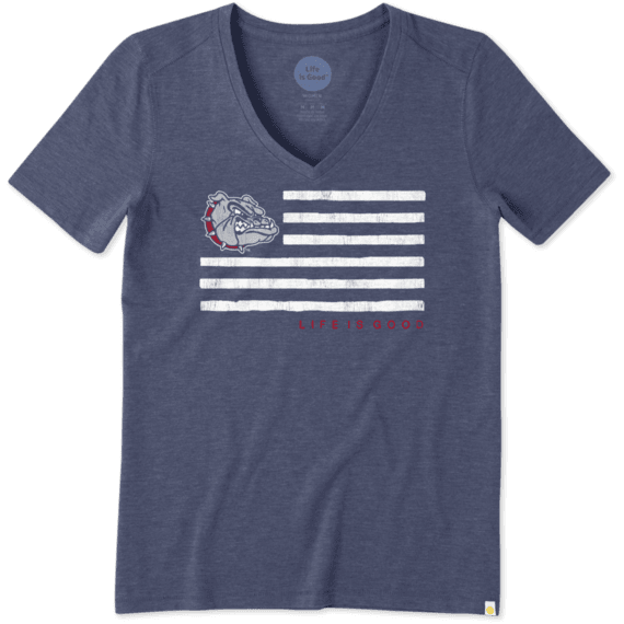 Women's Gonzaga University Team Flag Cool Vee Women's Gonzaga University Team Flag Cool Vee