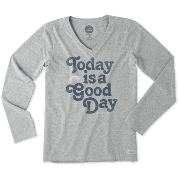 Women's Good Day Sun Long Sleeve Crusher Vee Women's Good Day Sun Long Sleeve Crusher Vee