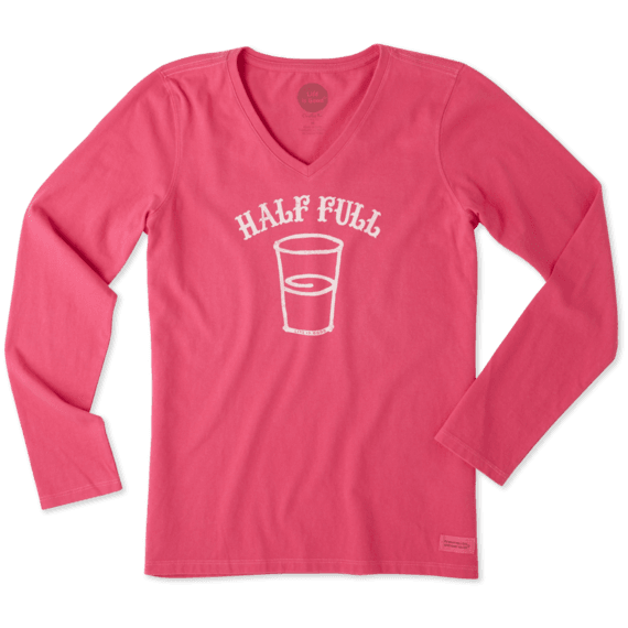 Women's Half Full Arc Long Sleeve Crusher Vee Women's Half Full Arc Long Sleeve Crusher Vee