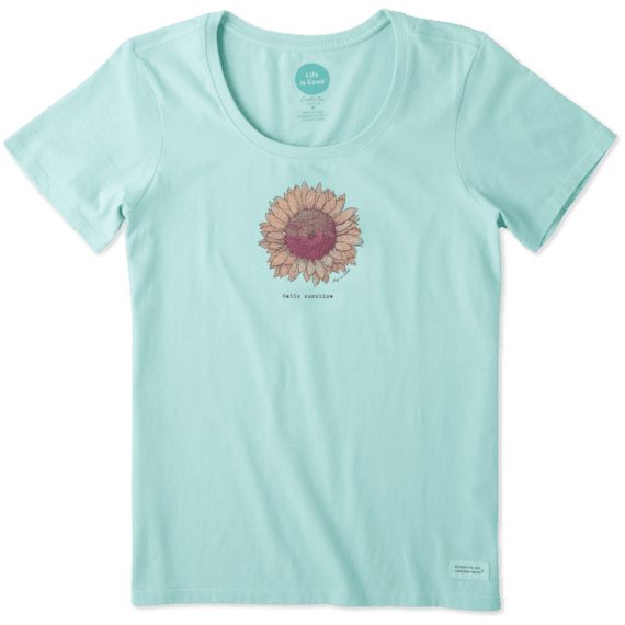 Women's Hello Sunshine Sunflower Crusher Scoop Tee Women's Hello Sunshine Sunflower Crusher Scoop Tee