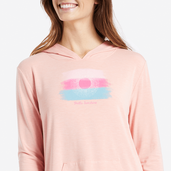 Women's Hello Sunshine Supreme Hooded Pullover Women's Hello Sunshine Supreme Hooded Pullover
