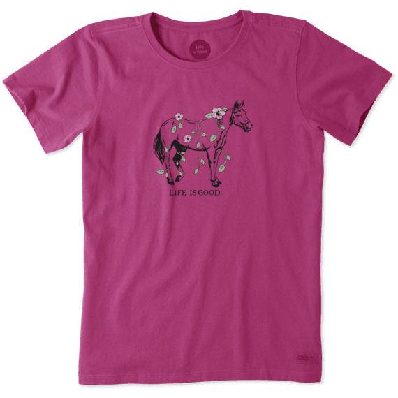 Women's Horses And Vines Crusher Tee Women's Horses And Vines Crusher Tee