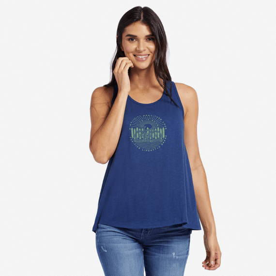 Women's Illuminated Bike Breezy Scoop Tank Women's Illuminated Bike Breezy Scoop Tank