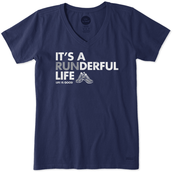Women's Its A Runderful Life Crusher Vee Women's Its A Runderful Life Crusher Vee