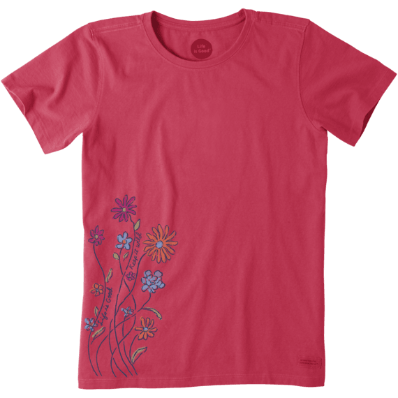 Women's Keep It Wild Flowers Crusher Tee Women's Keep It Wild Flowers Crusher Tee