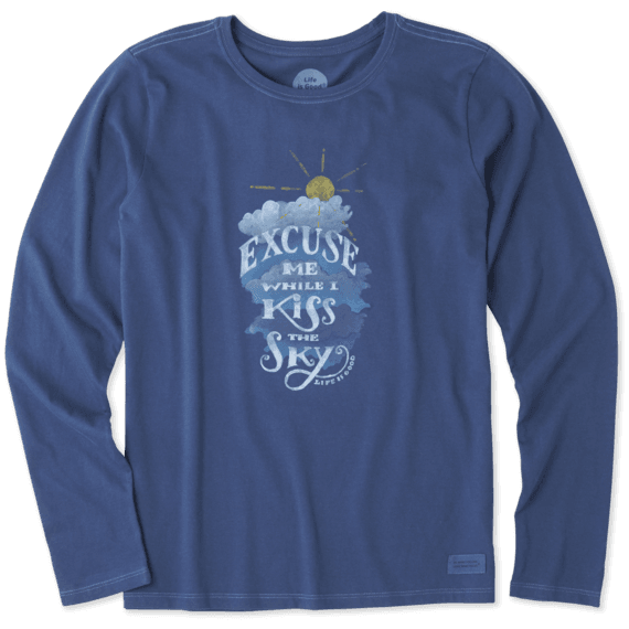 Women's Kiss The Sky Long Sleeve Crusher Tee Women's Kiss The Sky Long Sleeve Crusher Tee