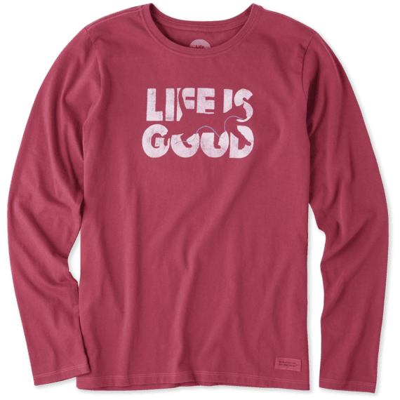 Women's Knockout Cat Long Sleeve Crusher Tee Women's Knockout Cat Long Sleeve Crusher Tee