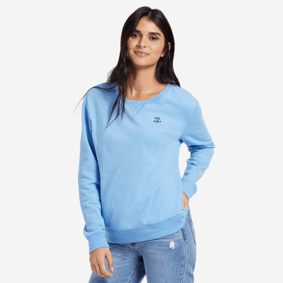 Women's LIG Word Mark Go-To Crewneck Sweatshirt Women's LIG Word Mark Go-To Crewneck Sweatshirt