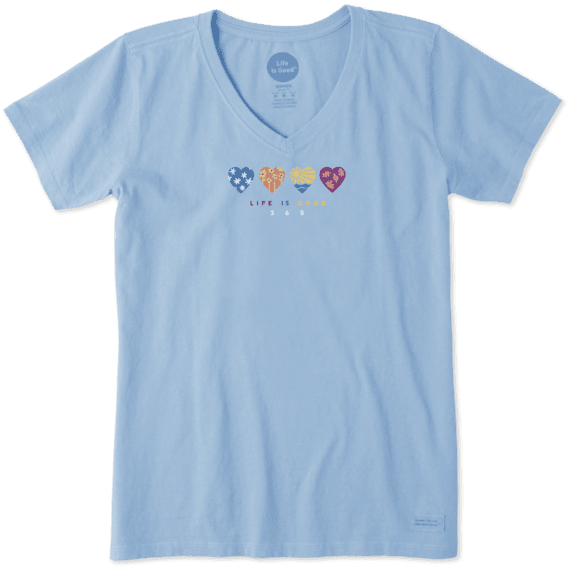 Women's Life Is Good Crusher Vee Women's Life Is Good Crusher Vee