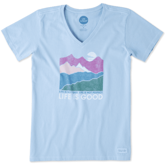 Women's Life Isn't Easy Mountains Crusher Vee Women's Life Isn't Easy Mountains Crusher Vee