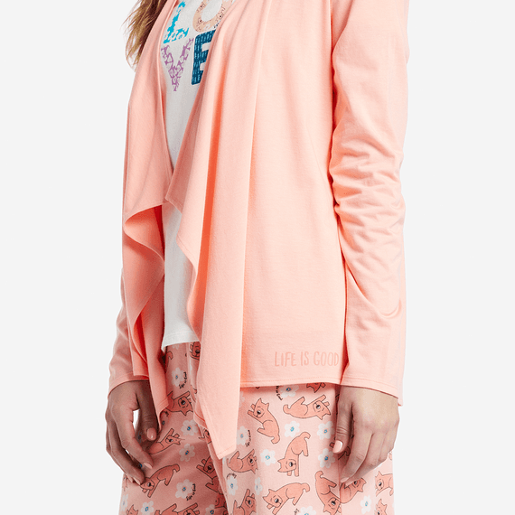 Women's Life is Good Fly Away Sleep Cardigan Women's Life is Good Fly Away Sleep Cardigan
