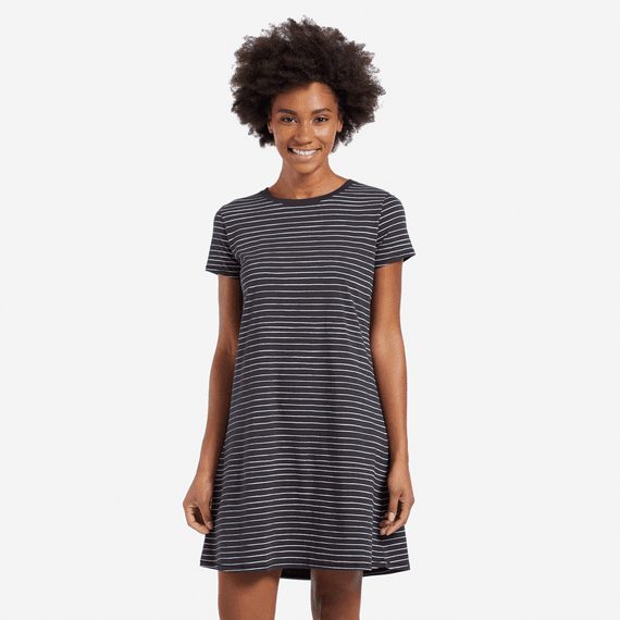 Women's Line Pattern Dress Women's Line Pattern Dress
