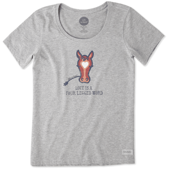 Women's Love Horse Crusher Scoop Women's Love Horse Crusher Scoop