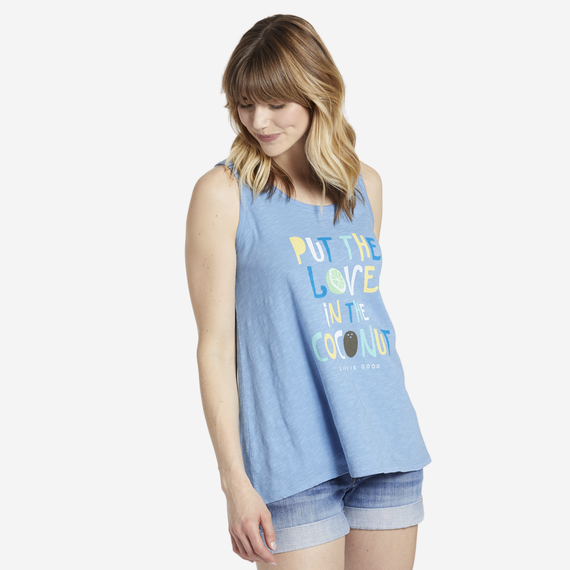 Women's Love In The Coconut Breezy Tank Women's Love In The Coconut Breezy Tank