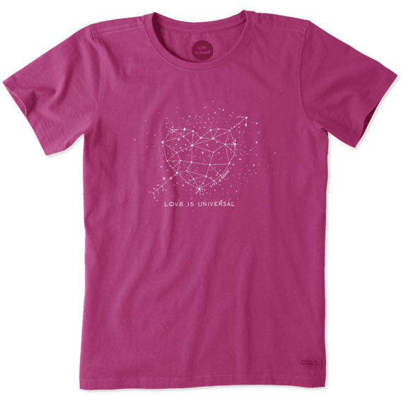 Women's Love Is Universal Crusher Tee Women's Love Is Universal Crusher Tee