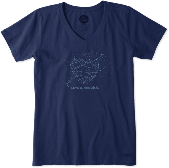 Women's Love Is Universal Crusher Vee Women's Love Is Universal Crusher Vee