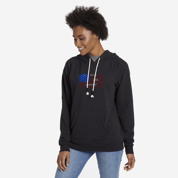 Women's Message Flag Simply True Hoodie Women's Message Flag Simply True Hoodie