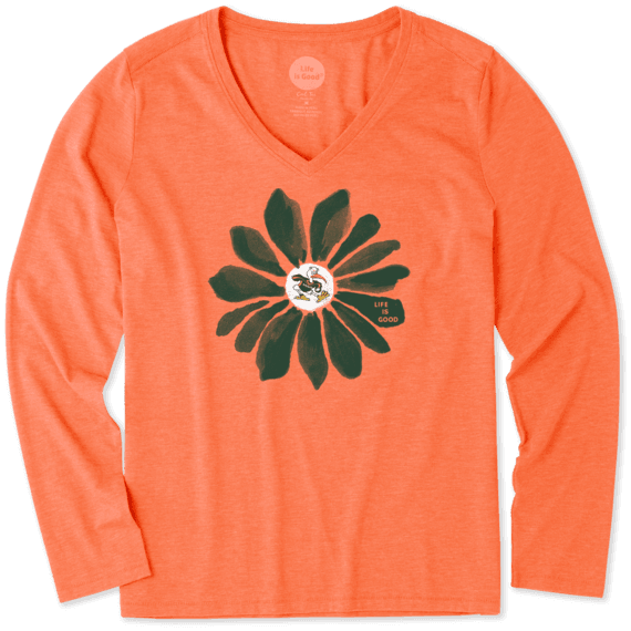 Women's Miami Daisy Long Sleeve Cool Vee Women's Miami Daisy Long Sleeve Cool Vee