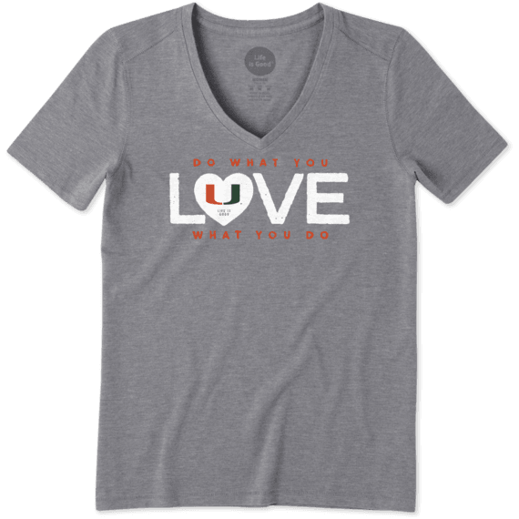 Women's Miami Do What You Love Cool Vee Women's Miami Do What You Love Cool Vee