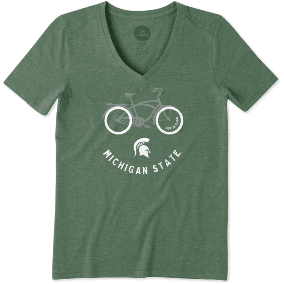 Women's Michigan State Beach Cruiser Cool Vee Women's Michigan State Beach Cruiser Cool Vee