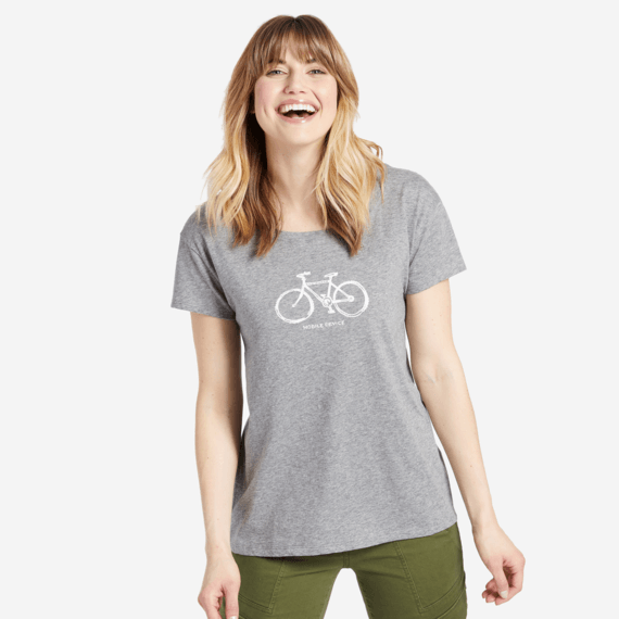 Women's Mobile Device Bike Breezy Tee Women's Mobile Device Bike Breezy Tee