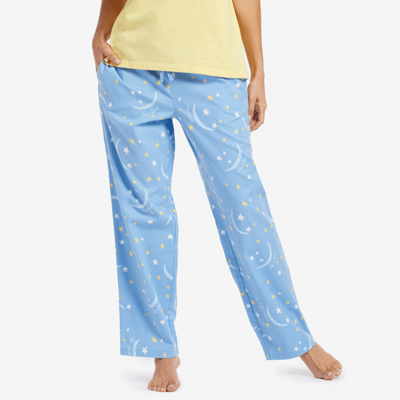 Women's Moon Star Toss Sleep Pants Women's Moon Star Toss Sleep Pants