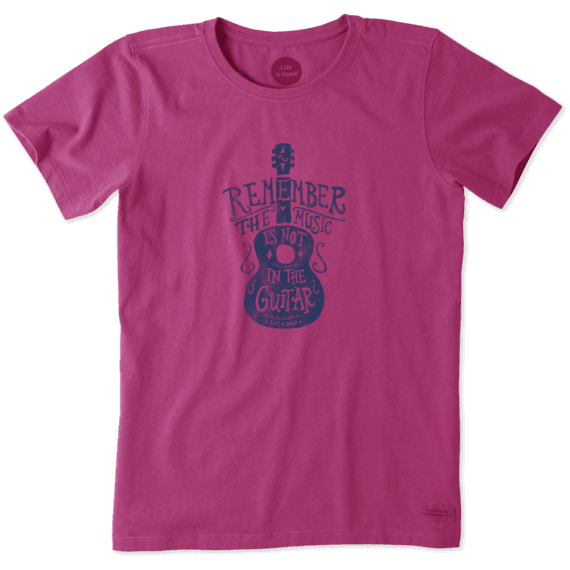 Women's Music Is Not In The Guitar Crusher Tee Women's Music Is Not In The Guitar Crusher Tee