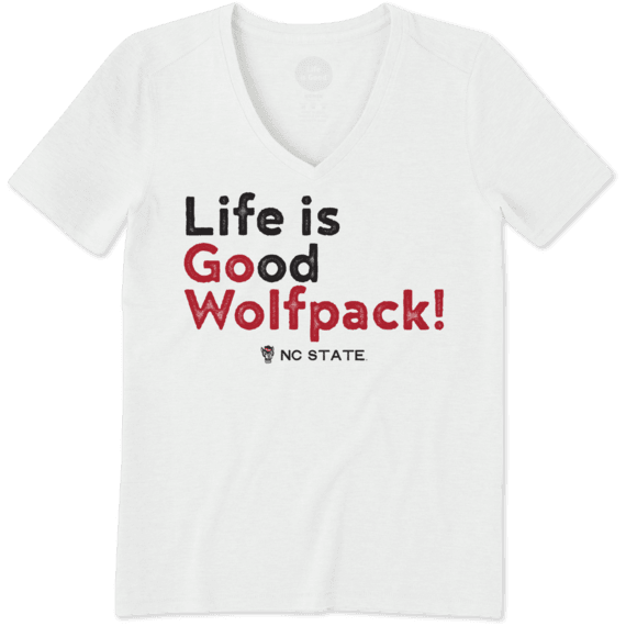 Women's NC State Go Team Cool Vee Women's NC State Go Team Cool Vee