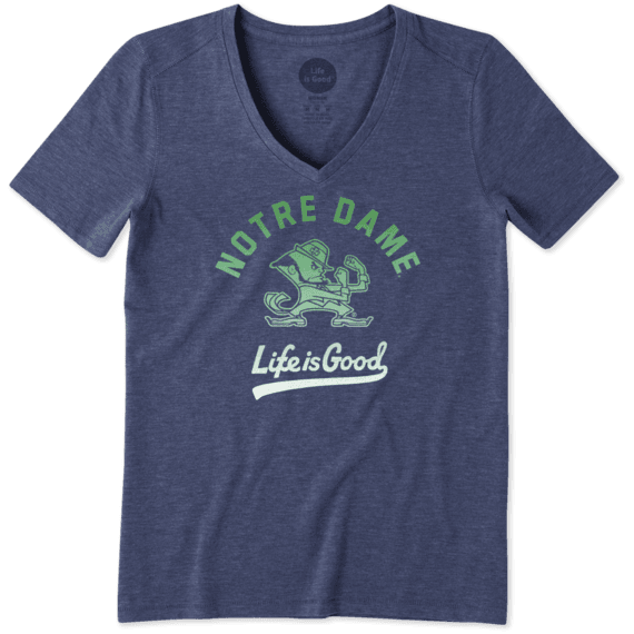 Women's Notre Dame Gradient Tailwhip Cool Vee Women's Notre Dame Gradient Tailwhip Cool Vee