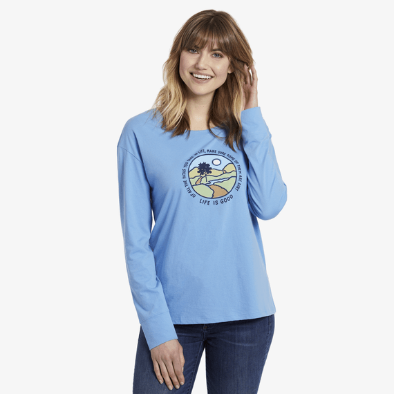 Women's Of All The Paths You Take Long Sleeve Breezy Tee Women's Of All The Paths You Take Long Sleeve Breezy Tee