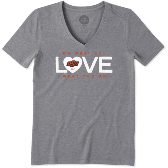 Women's Oklahoma State Do What You Love Cool Vee Women's Oklahoma State Do What You Love Cool Vee