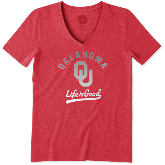 Women's Oklahoma Sooners Gradient Tailwhip Cool Vee Women's Oklahoma Sooners Gradient Tailwhip Cool Vee