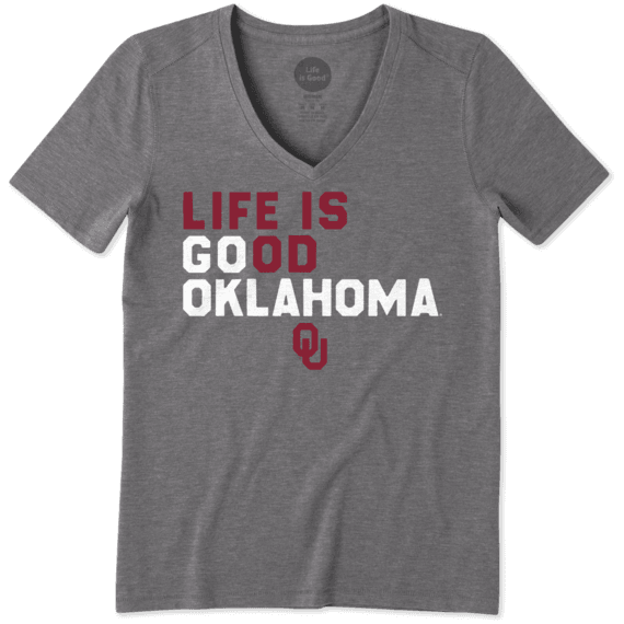 Women's Oklahoma Sooners LIG Go Team Cool Vee Women's Oklahoma Sooners LIG Go Team Cool Vee