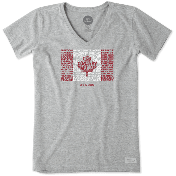 Women's Our Flag Canada Crusher Vee Women's Our Flag Canada Crusher Vee
