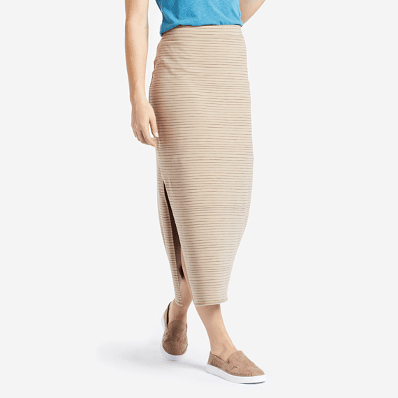 Women's Painted Stripe Beachy Skirt Women's Painted Stripe Beachy Skirt