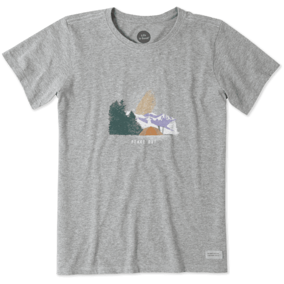 Women's Peace Out Camping Crusher Tee